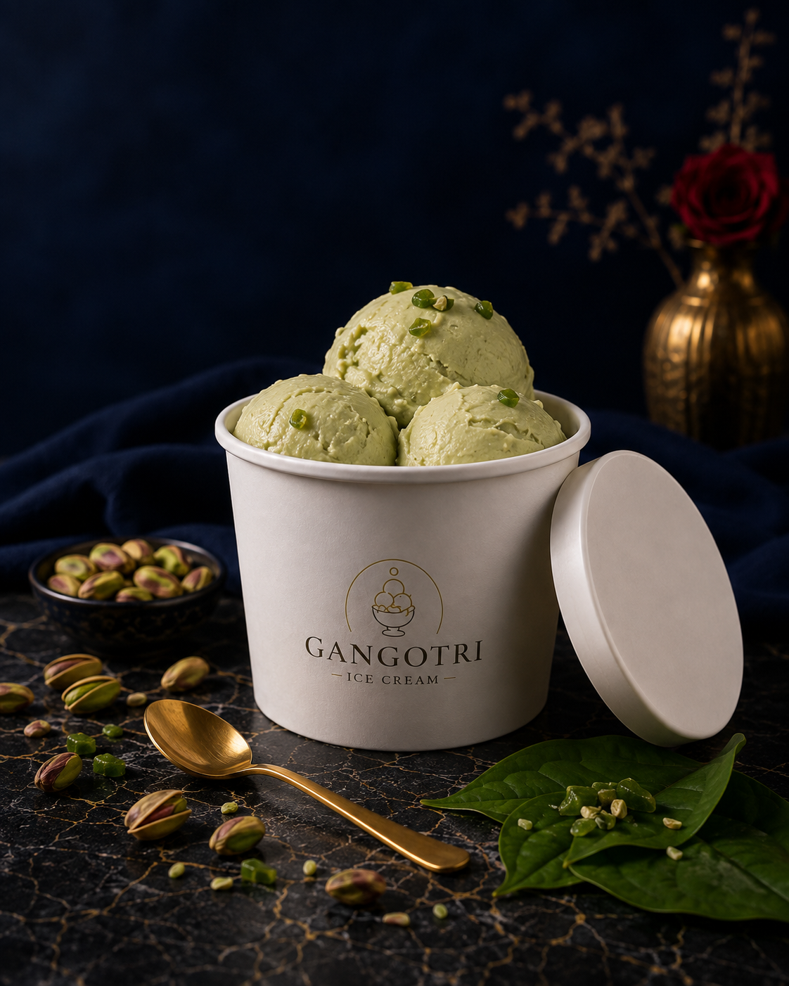 Paan ice cream in a Gangotri cup